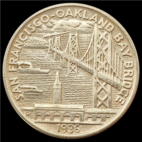1936 Bay Bridge Half Dollar CHOICE AU