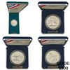 Image 1 : 1991-2005 Varied US Commem. Silver Dollars [4 Coins]