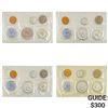 Image 1 : [4] 1962 US Proof Sets [20 Coins]