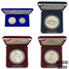 Image 1 : 1986-1999 Varied US Commem. Silver Dollars [5 Coins]