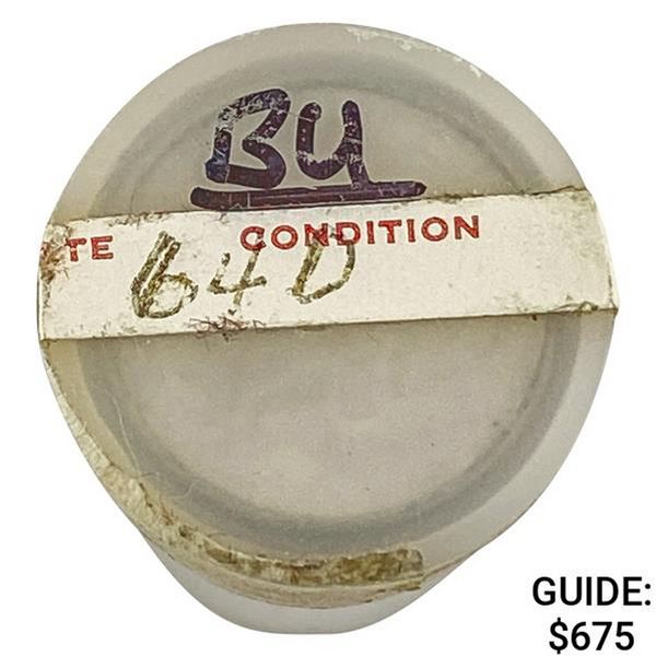 1964-D Gem BU Roll of Washington Quarters [40 Coins]