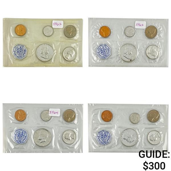 1962-1964 US Proof Sets [20 Coins]