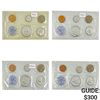 Image 1 : 1962-1964 US Proof Sets [20 Coins]