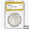 Image 1 : 1890-CC Morgan Silver Dollar PGA MS63+