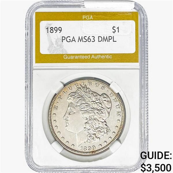 1899 Morgan Silver Dollar PGA MS63 DMPL