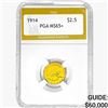 Image 1 : 1914 $2.50 Gold Quarter Eagle PGA MS65+