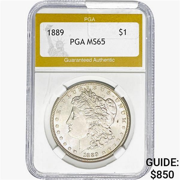 1889 Morgan Silver Dollar PGA MS65