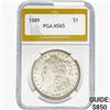 Image 1 : 1889 Morgan Silver Dollar PGA MS65
