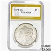 Image 1 : 1878-CC Morgan Silver Dollar PGA MS64