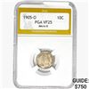 Image 1 : 1905-O Barber Dime PGA VF25 MICRO-O