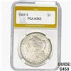 Image 1 : 1881-S Morgan Silver Dollar PGA MS65