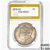 Image 1 : 1878-CC Morgan Silver Dollar PGA MS63+