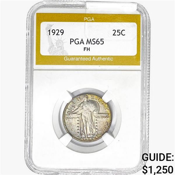 1929 Standing Liberty Quarter PGA MS65 FH