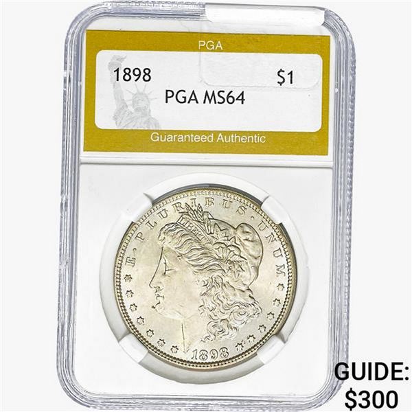 1898 Morgan Silver Dollar PGA MS64