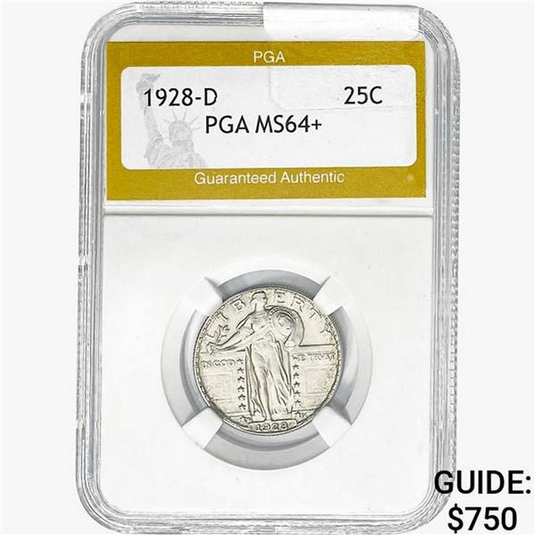 1928-D Standing Liberty Quarter PGA MS64+