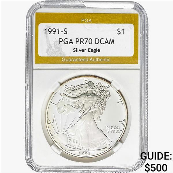 1991-S Silver Eagle PGA PR70 DCAM