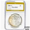 Image 1 : 1881-S Morgan Silver Dollar PGA MS65
