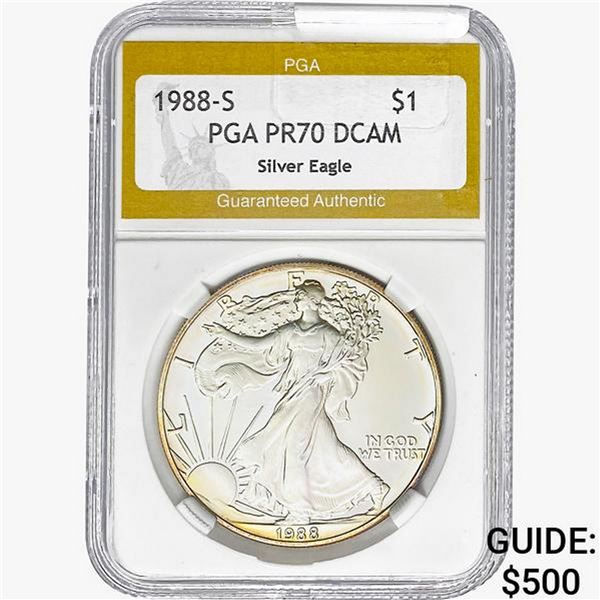 1988-S Silver Eagle PGA PR70 DCAM
