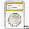 Image 1 : 1884-CC Morgan Silver Dollar PGA MS64