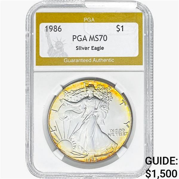 1986 Silver Eagle PGA MS70