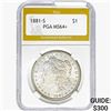 Image 1 : 1881-S Morgan Silver Dollar PGA MS64+