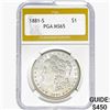 Image 1 : 1881-S Morgan Silver Dollar PGA MS65