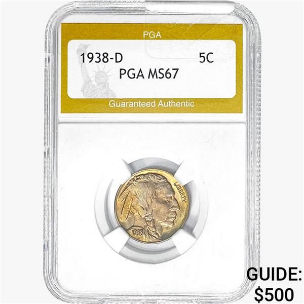 1938-D Buffalo Nickel PGA MS67