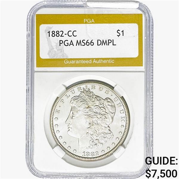 1882-CC Morgan Silver Dollar PGA MS66 DMPL
