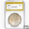Image 1 : 1892 Morgan Silver Dollar PGA MS62