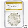 Image 1 : 1881-S Morgan Silver Dollar PGA MS65
