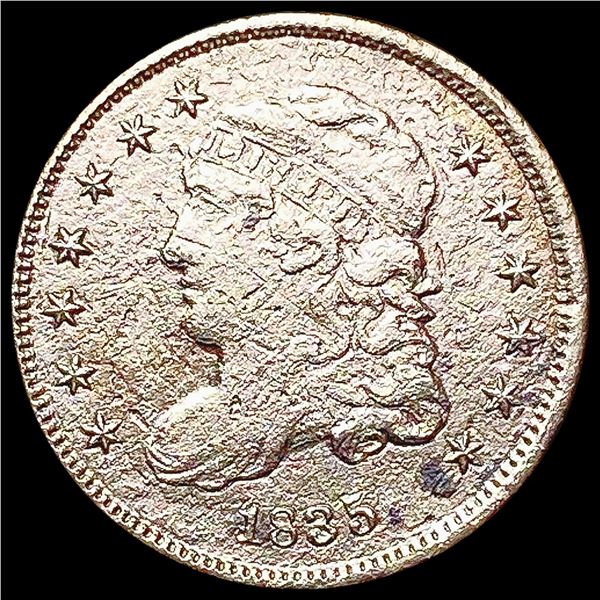 1835 Capped Bust Half Dime LIGHTLY CIRCULATED