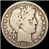 Image 1 : 1913 Barber Half Dollar NICELY CIRCULATED