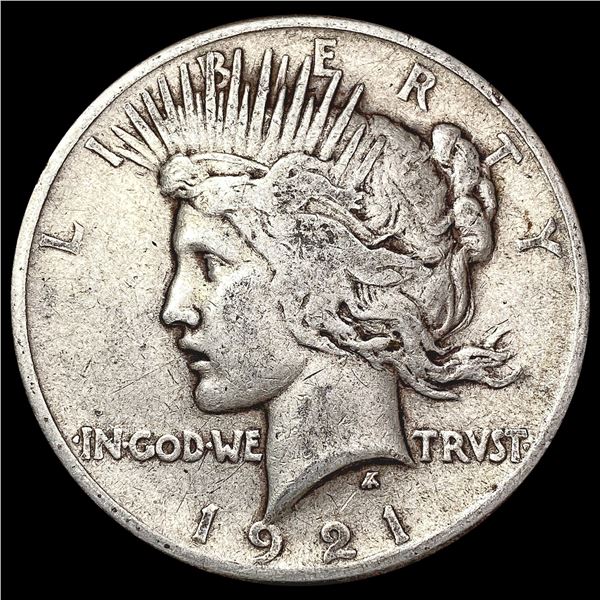 1921 Silver Peace Dollar NICELY CIRCULATED