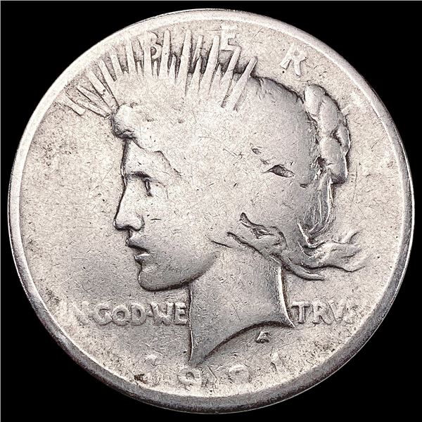 1921 Silver Peace Dollar NICELY CIRCULATED
