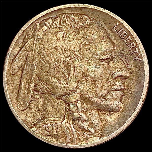 1917-D Buffalo Nickel CLOSELY UNCIRCULATED