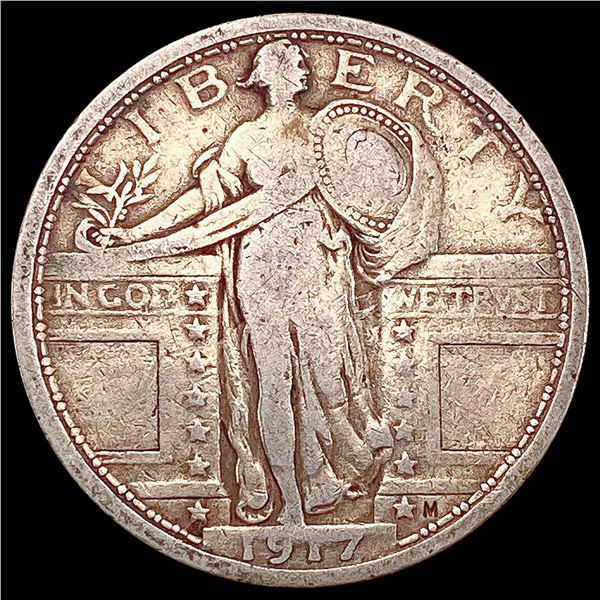 1917 Standing Liberty Quarter NICELY CIRCULATED