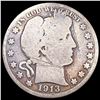 Image 1 : 1913 Barber Half Dollar NICELY CIRCULATED