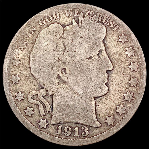 1913 Barber Half Dollar NICELY CIRCULATED