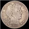 Image 1 : 1913 Barber Half Dollar NICELY CIRCULATED