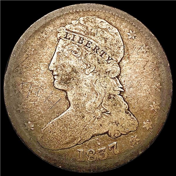 1837 Capped Bust Half Dollar NICELY CIRCULATED