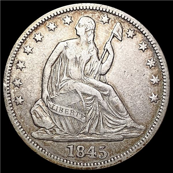 1845-O Seated Liberty Half Dollar NEARLY UNCIRCULATED
