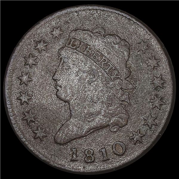 1810 Classic Head Large Cent NICELY CIRCULATED