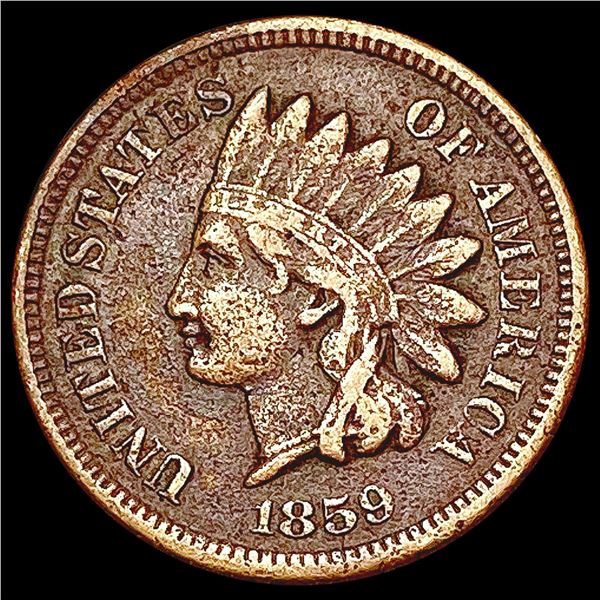 1859 Indian Head Cent LIGHTLY CIRCULATED