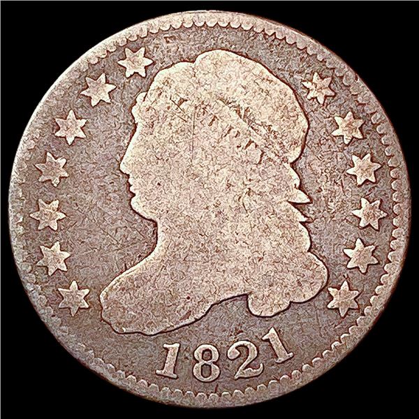 1821 Capped Bust Dime NICELY CIRCULATED