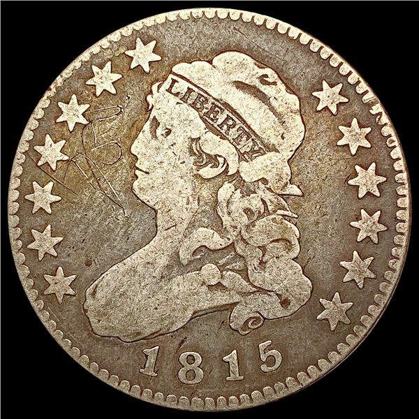 1815 Capped Bust Quarter NICELY CIRCULATED