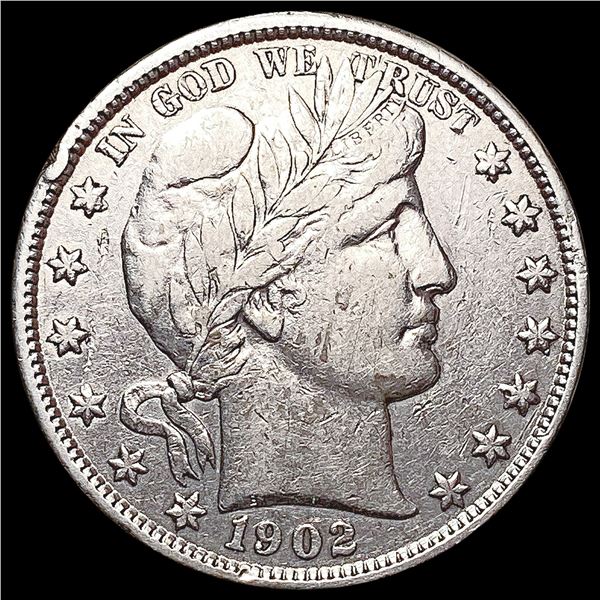 1902 Barber Half Dollar CLOSELY UNCIRCULATED