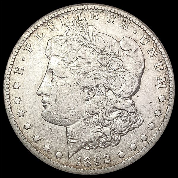1892-CC Morgan Silver Dollar LIGHTLY CIRCULATED