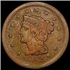 Image 1 : 1852 Braided Hair Large Cent CLOSELY UNCIRCULATED