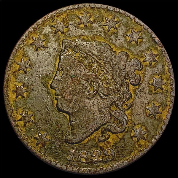 1829 Coronet Head Large Cent NICELY CIRCULATED