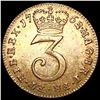 Image 2 : 1763 Great Britain 3 Pence CLOSELY UNCIRCULATED